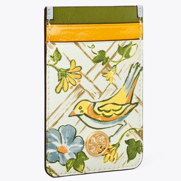 Tory Burch Accessories - TORY BURCH Robinson printed card pocket.